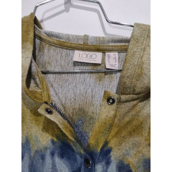 Logo Lori Goldstein Women's Sweater front snap - Picture 2 of 4